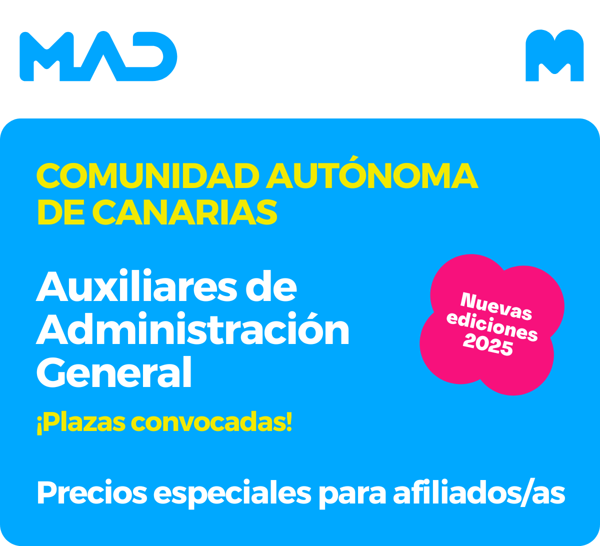 20 12 2024 Mad Auxiliares Administrativo Canarias