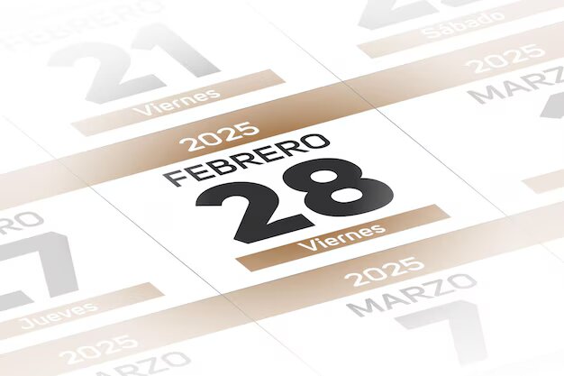 21 02 2025 calendario 28 febrero 2025