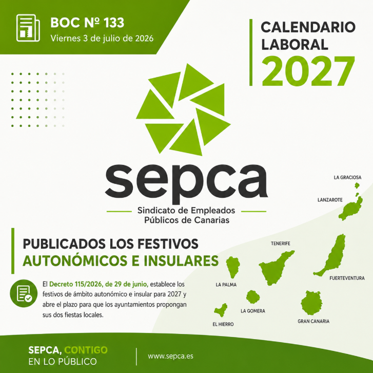 03 07 26 BOC calandario festivos 2027
